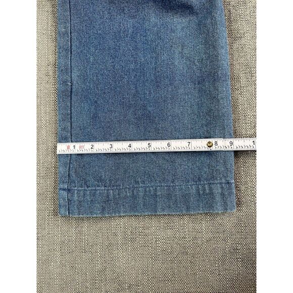 KkCo Jeans Womens Two Tone Blue Colorblock Carpenter Cargo Pants - Sz 25 - Picture 7 of 11